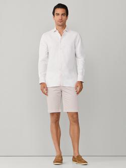 Hackett London Chino Shorts, Stone Beige - view 2, Stone Beige