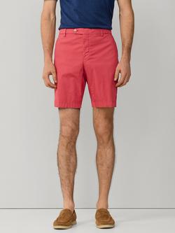 Hackett London Cotton Rich Slim Fit Kensington Chino Shorts, Light Red