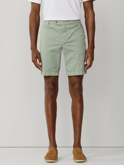 Hackett London Cotton Rich Slim Fit Kensington Chino Shorts, Sage Green