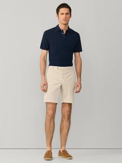 Hackett London Cotton Rich Slim Fit Kensington Chino Shorts - view 2, Natural Beige
