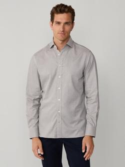 Hackett London Cotton Tailored Fit Check Shirt, Green, Green