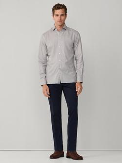 Hackett London Cotton Tailored Fit Check Shirt, Green - view 2, Green