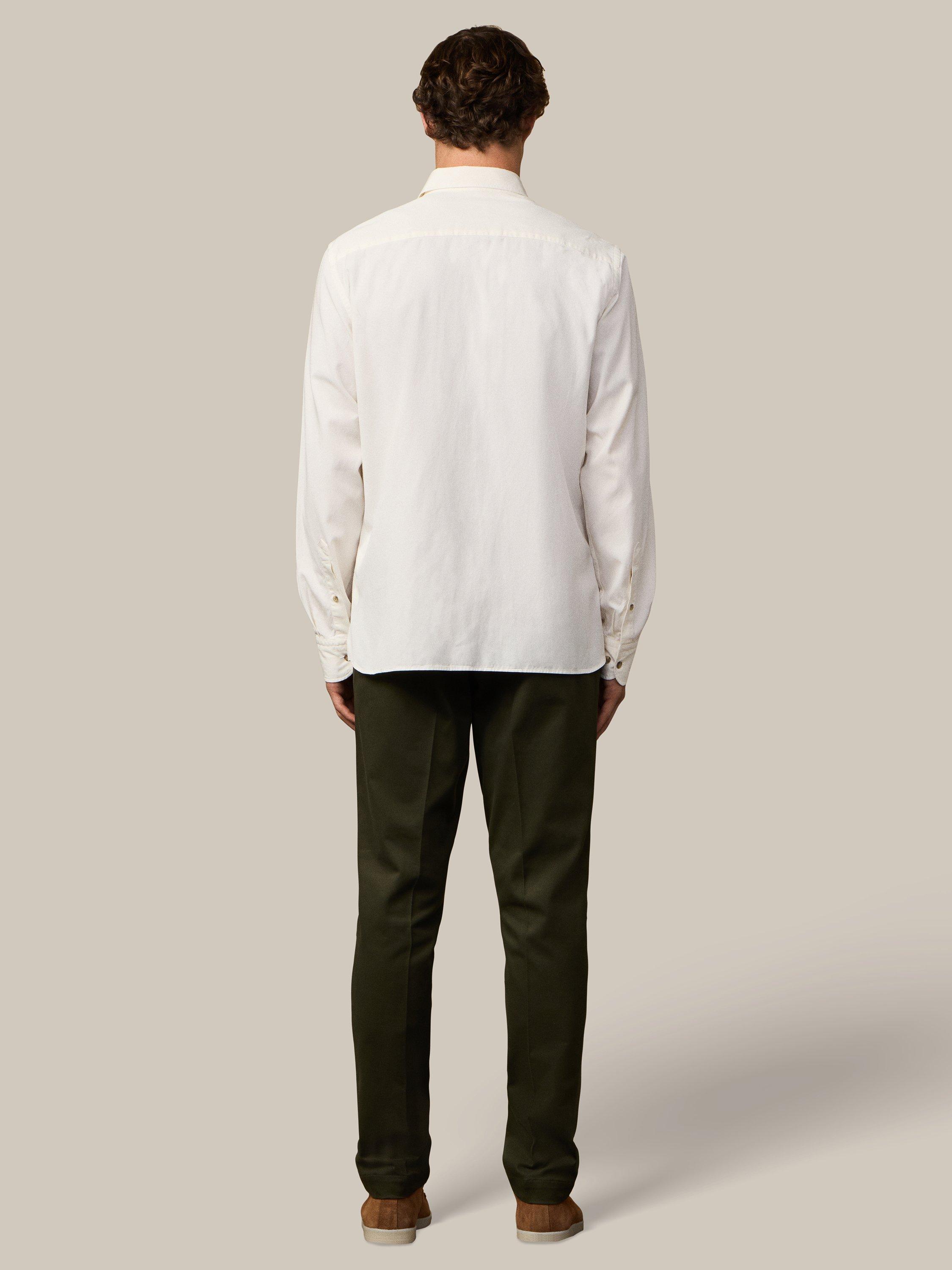 Product image 3 of 9, which shows Hackett London Regular Fit Heritage Shirt, Ecru White, XXXL