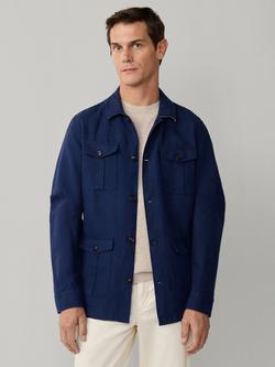 Hackett London Linen Overshirt, Old Navy