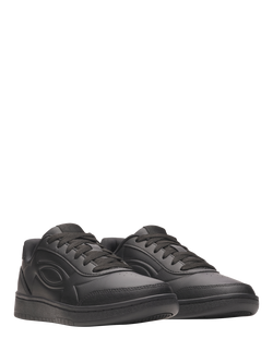 Under Armour Kids' Leather Motion Grade Lace Up School Shoes, Black, Black