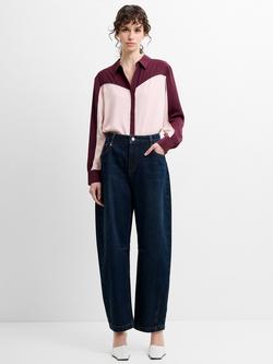 French Connection Dallas Balloon Leg Jeans, Dark Indigo Wash, Dark Indigo Wash