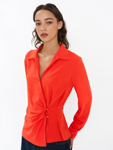 French Connection Thelma Shirt, Paradise Orange, Paradise Orange