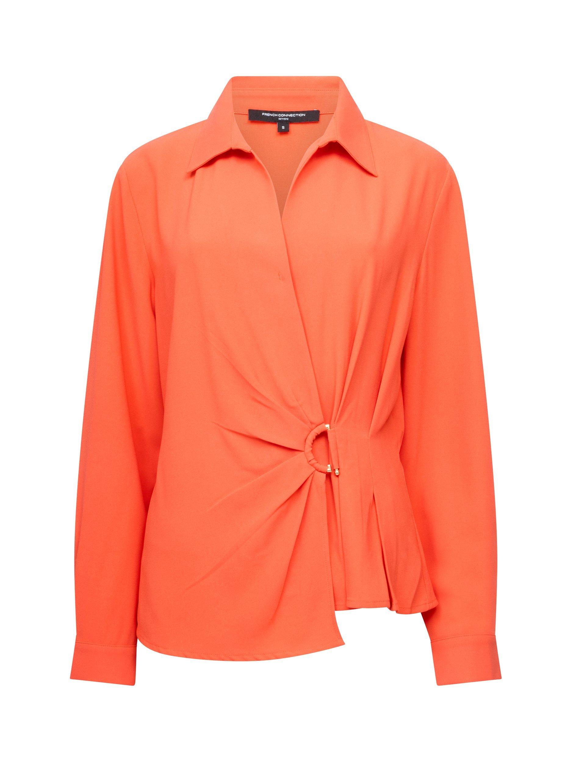 French Connection Thelma Shirt, Paradise Orange