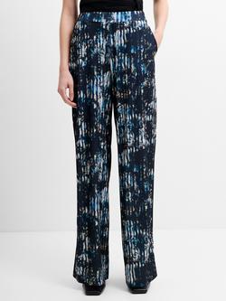 French Connection Orla Zina Wide-Leg Trousers - view 2, Black/Multi