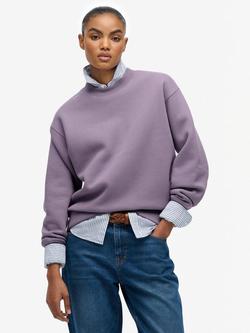 Superdry Essential Logo Sweatshirt, Brassica Lilac
