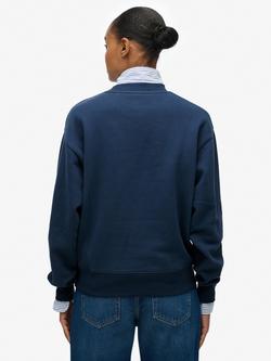 Superdry Essential Logo Sweatshirt - view 2, Sargasso Sea Blue