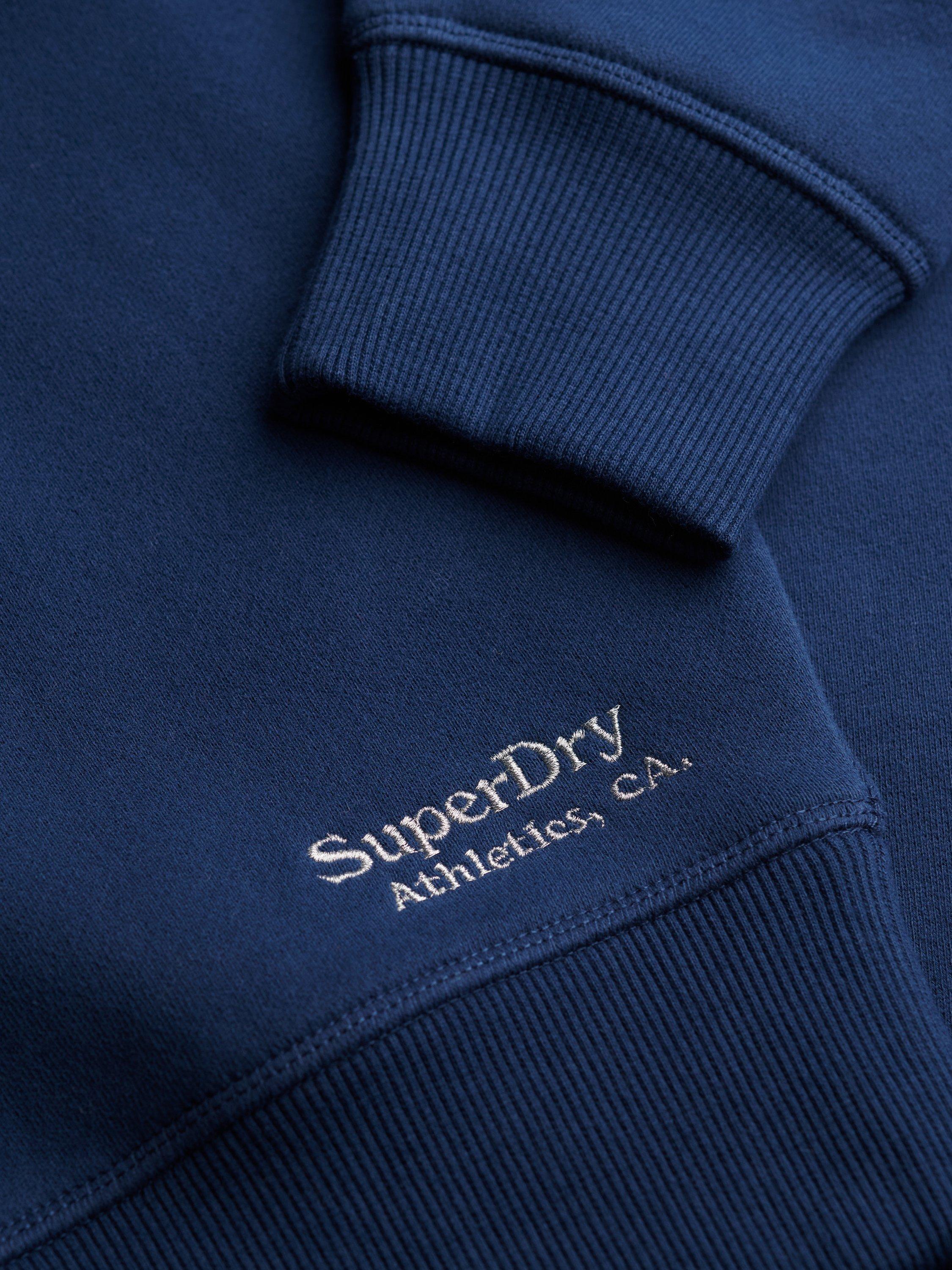 Product image 6 of 6, which shows Superdry Essential Logo Sweatshirt, Sargasso Sea Blue, 6