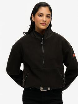Superdry Active Half Zip Fleece, Black