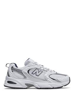 New Balance 530 Trainers, White/Blue, White/Blue