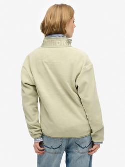 Superdry Active Half Zip Fleece - view 2, Dusty Sage