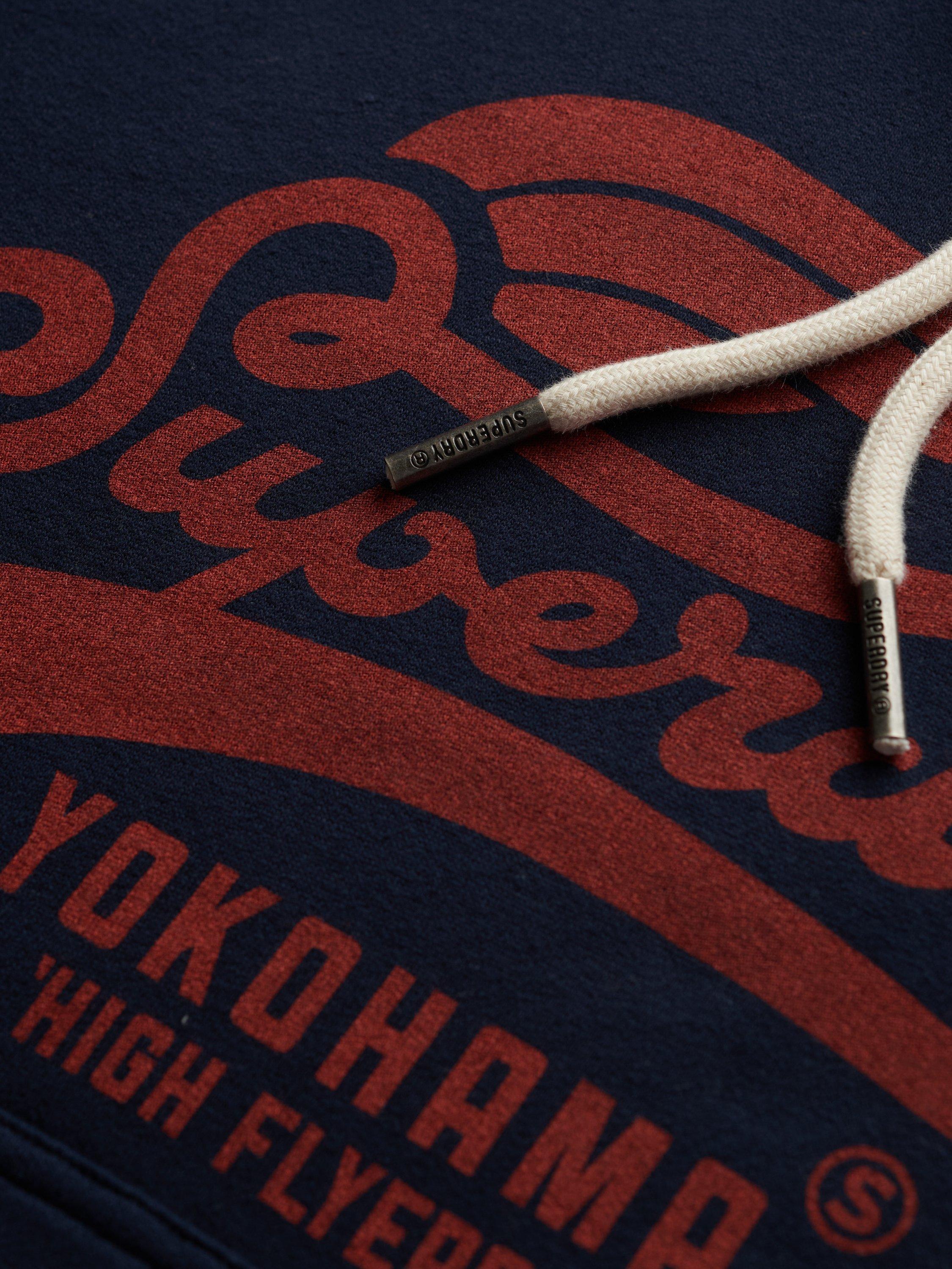 Product image 5 of 5, which shows Superdry High Flyers Hoodie, Darkest Navy, 6