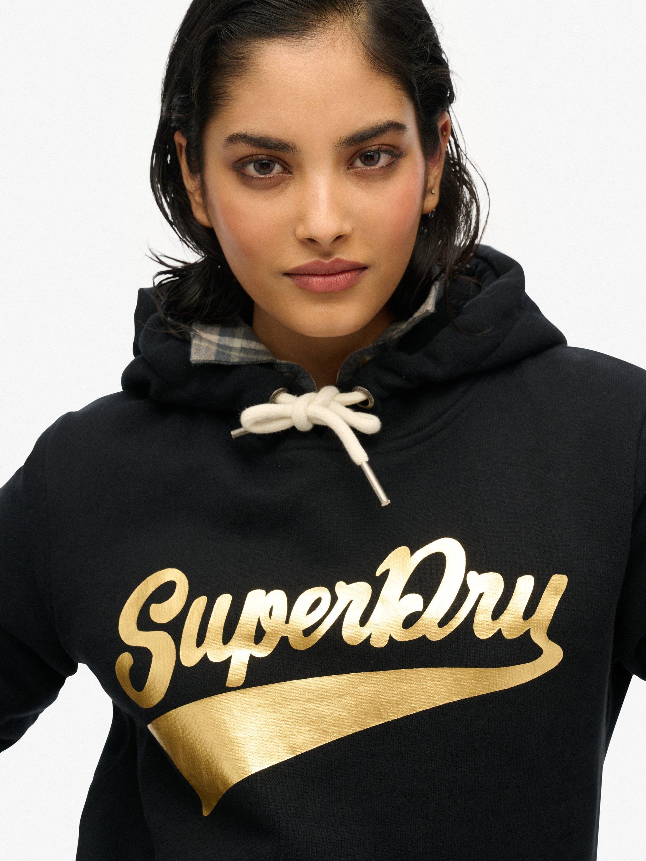Product image 4 of 5, which shows Superdry Super Athletics Hoodie, Black, 12