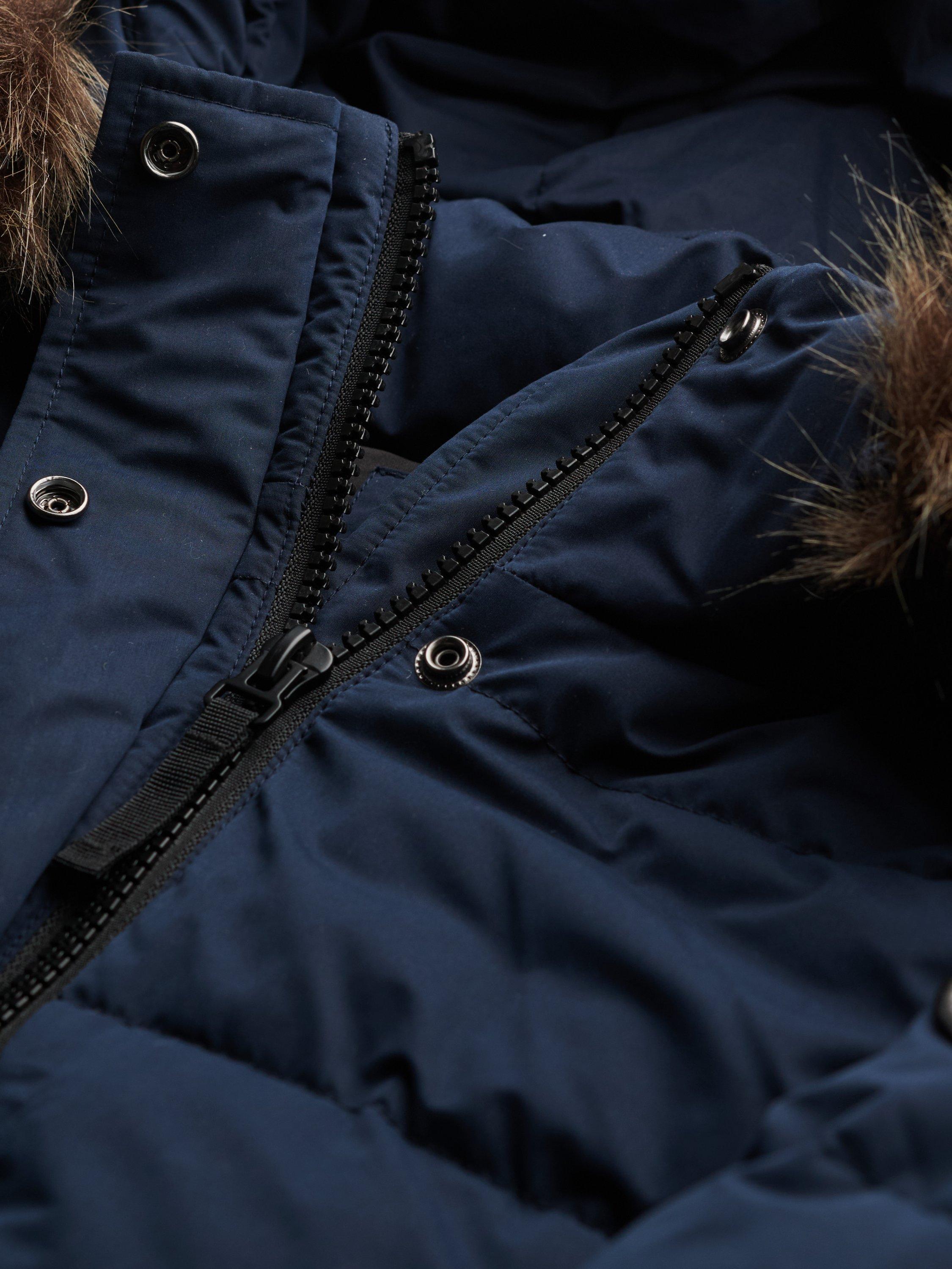 Product image 7 of 7, which shows Superdry Everest Ella Bomber Jacket, Eclipse Navy, 8