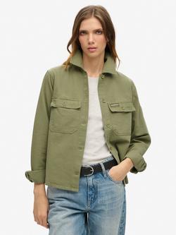 Superdry Embellished Military Jacket, Green, Green