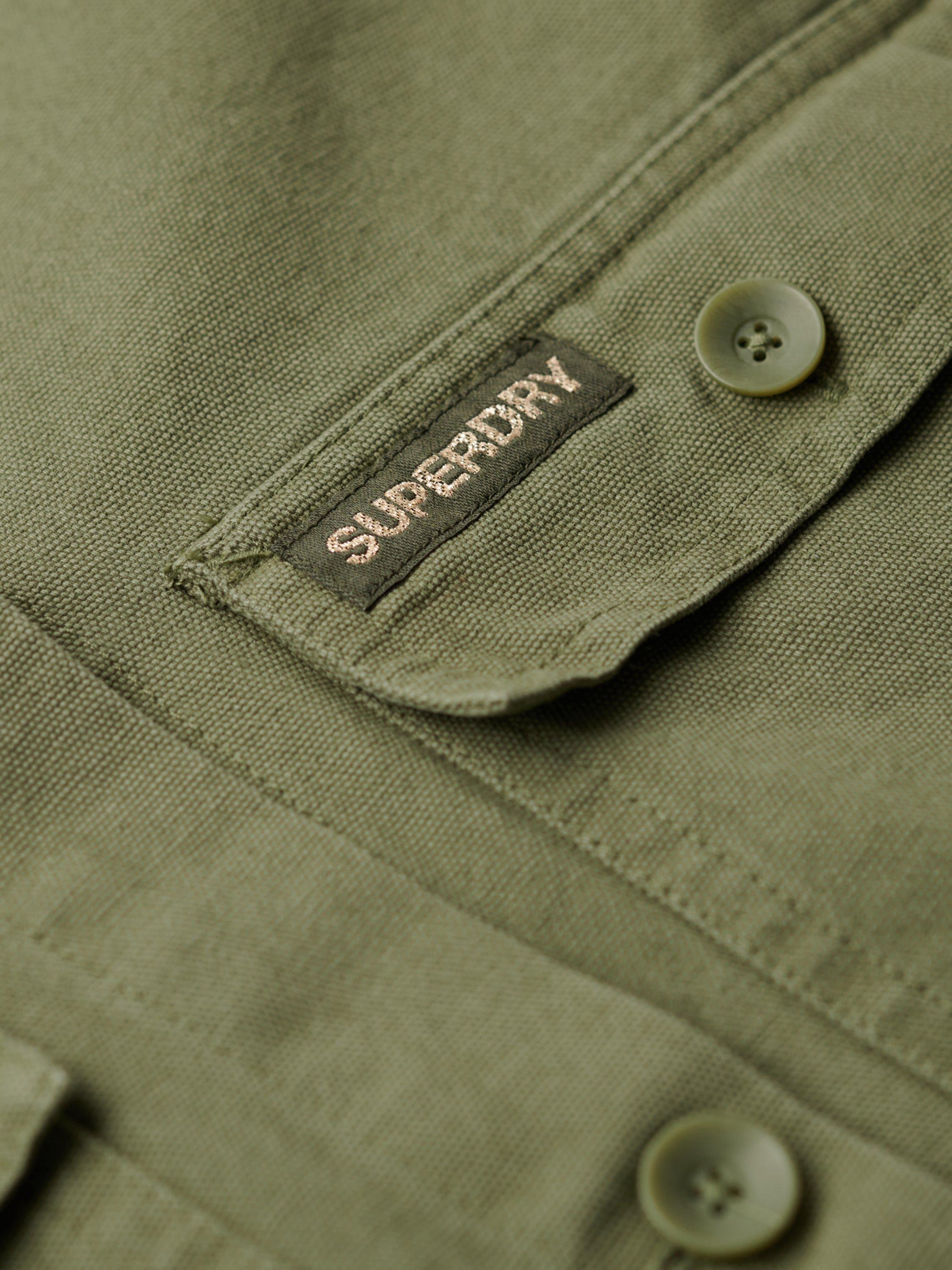 Product image 5 of 6, which shows Superdry Embellished Military Jacket, Green, 8