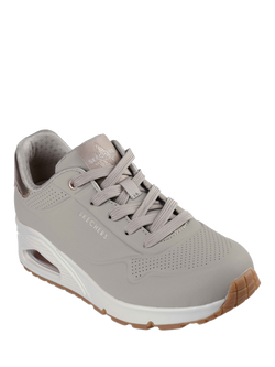 Skechers Street Uno Golden Air Trainers, Taupe - view 2, Taupe