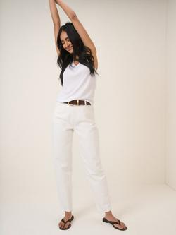 Nobody's Child Putney Barrel Leg Jeans - view 2, White