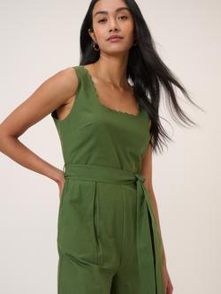 Nobody's Child Bessie Wide Leg Jumpsuit, Green - view 2, Green