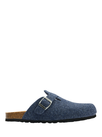 V.GAN Vegan Taro Felt Mule Sandals, Navy