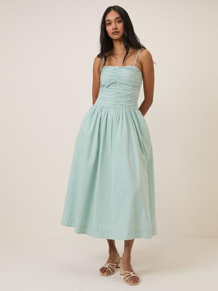 Nobody's Child Rosalie Bandeau Midi Dress, Mint Green