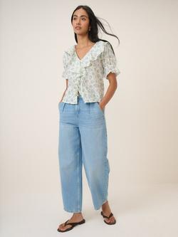 Nobody's Child Peckham Denim Barrel Leg Jeans, Blue - view 2, Blue