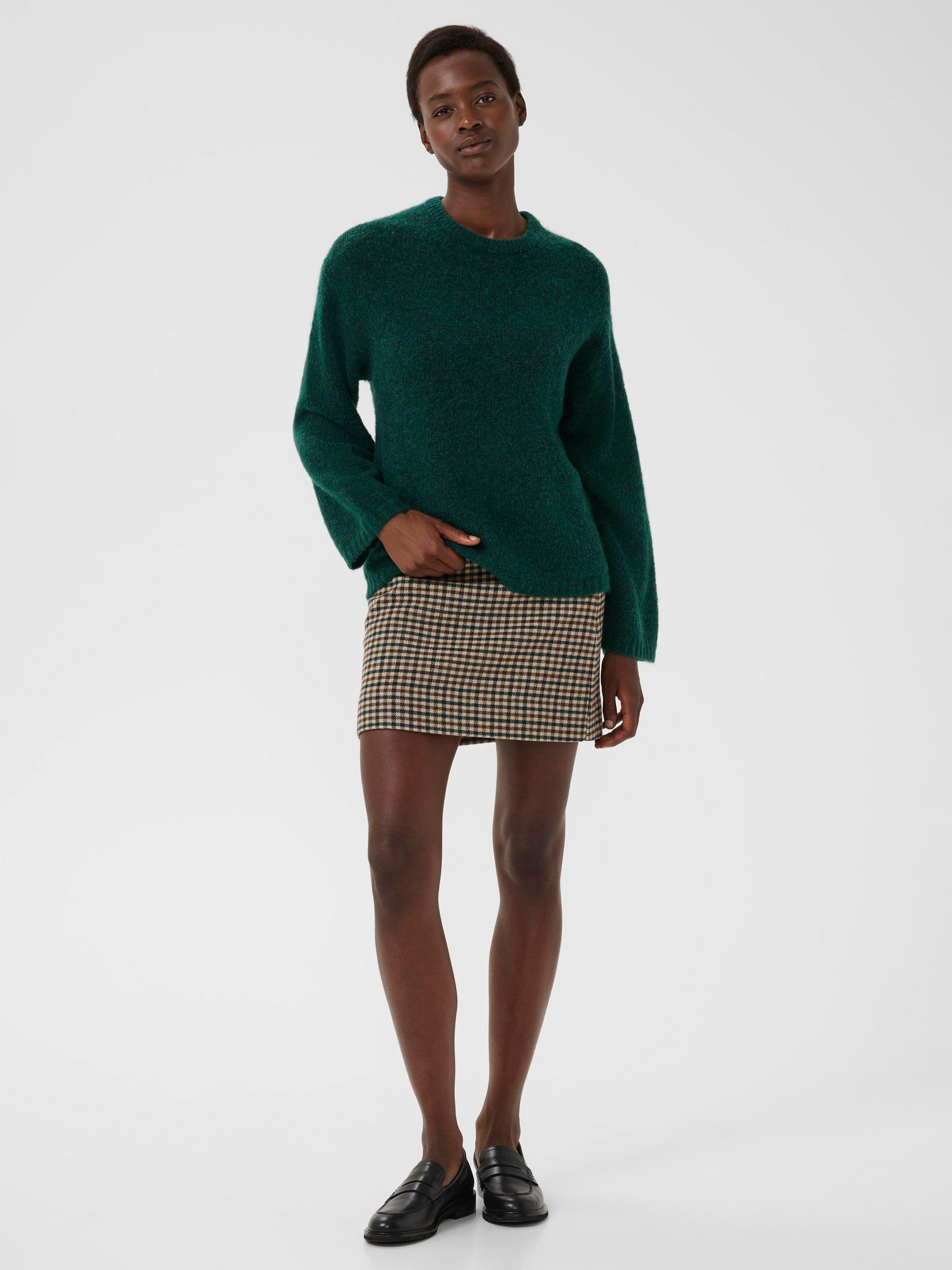 Product image 3 of 6, which shows Part Two Spencer Crew Neck Jumper, Sea Moss, XS