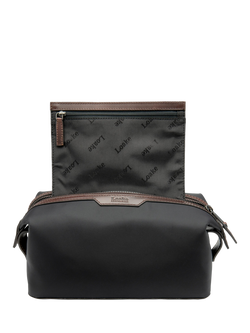 Loake Welland Wash Bag, Black - view 2, Black