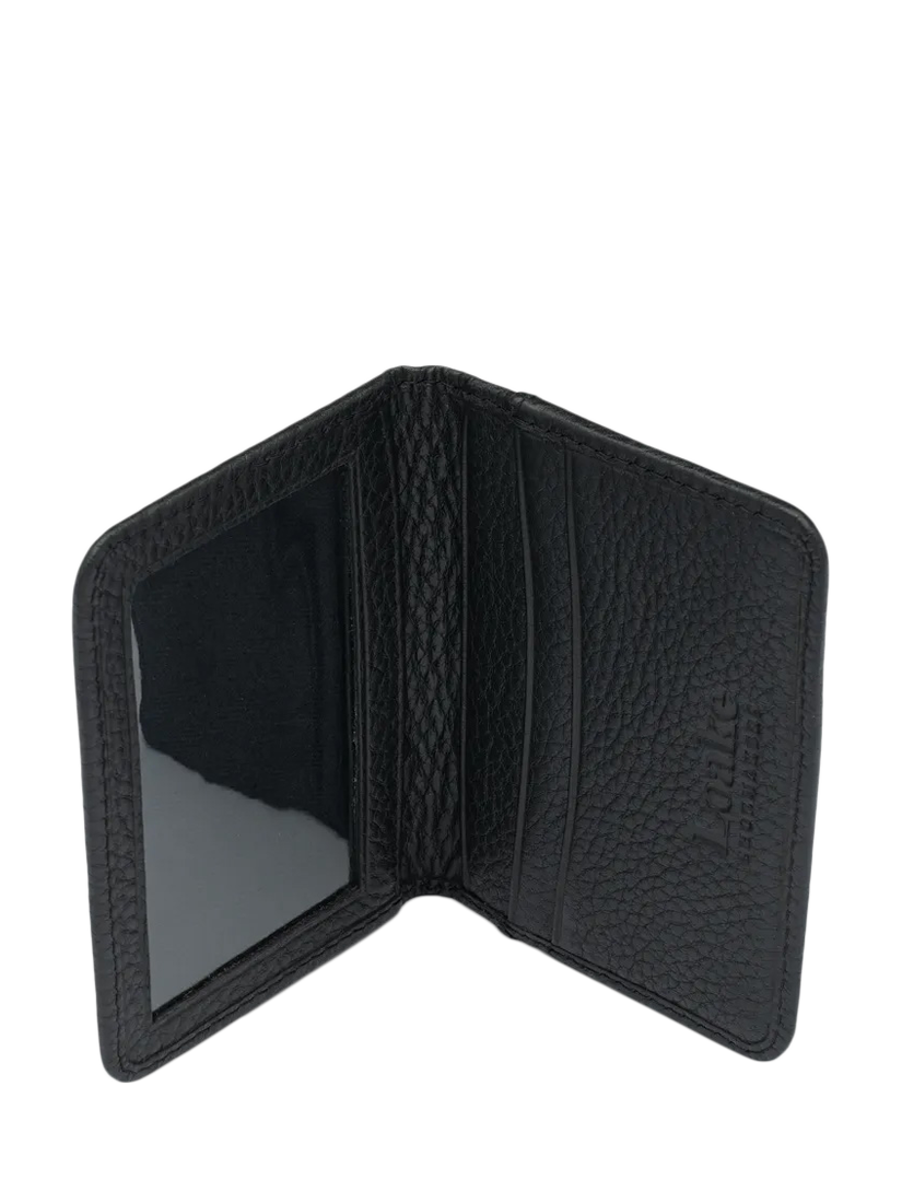Product image 2 of 2, which shows Loake Fenchurch Leather Card Holder, Black Grain, One Size