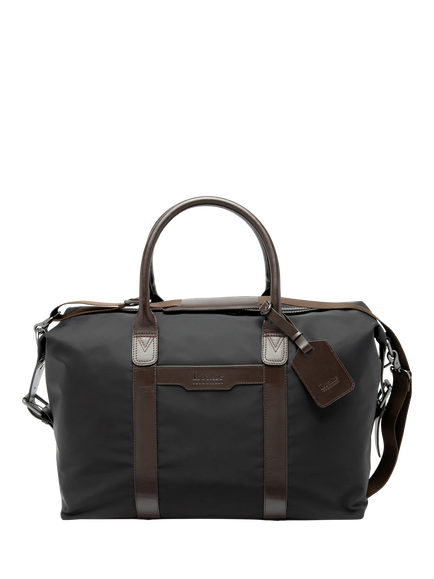 Loake Gower Weekend Bag, Black, Black