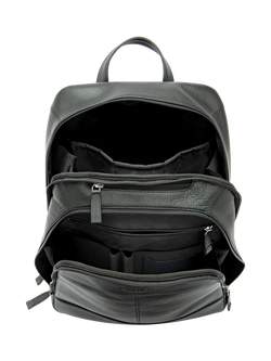 Loake Waterloo Leather Backpack - view 2, Black