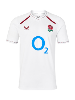 Castore Men's RFU England Rugby 26/27 Home Replica Shirt, White - view 2, White