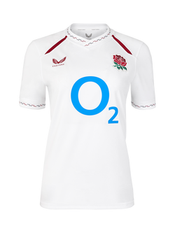 Castore Women's RFU England Rugby 26/27 Home Replica Shirt, White, White