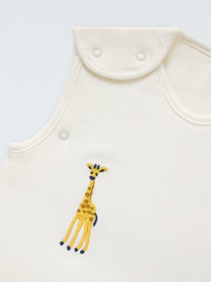 John Lewis Eden Safari Soft Baby Sleeping Bag, 1 Tog, Natural - view 2, Natural