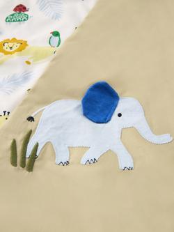 John Lewis Eden Safari Bold Baby Sleeping Bag, 2.5 Tog, Pack of 2, Multi - view 2, Multi