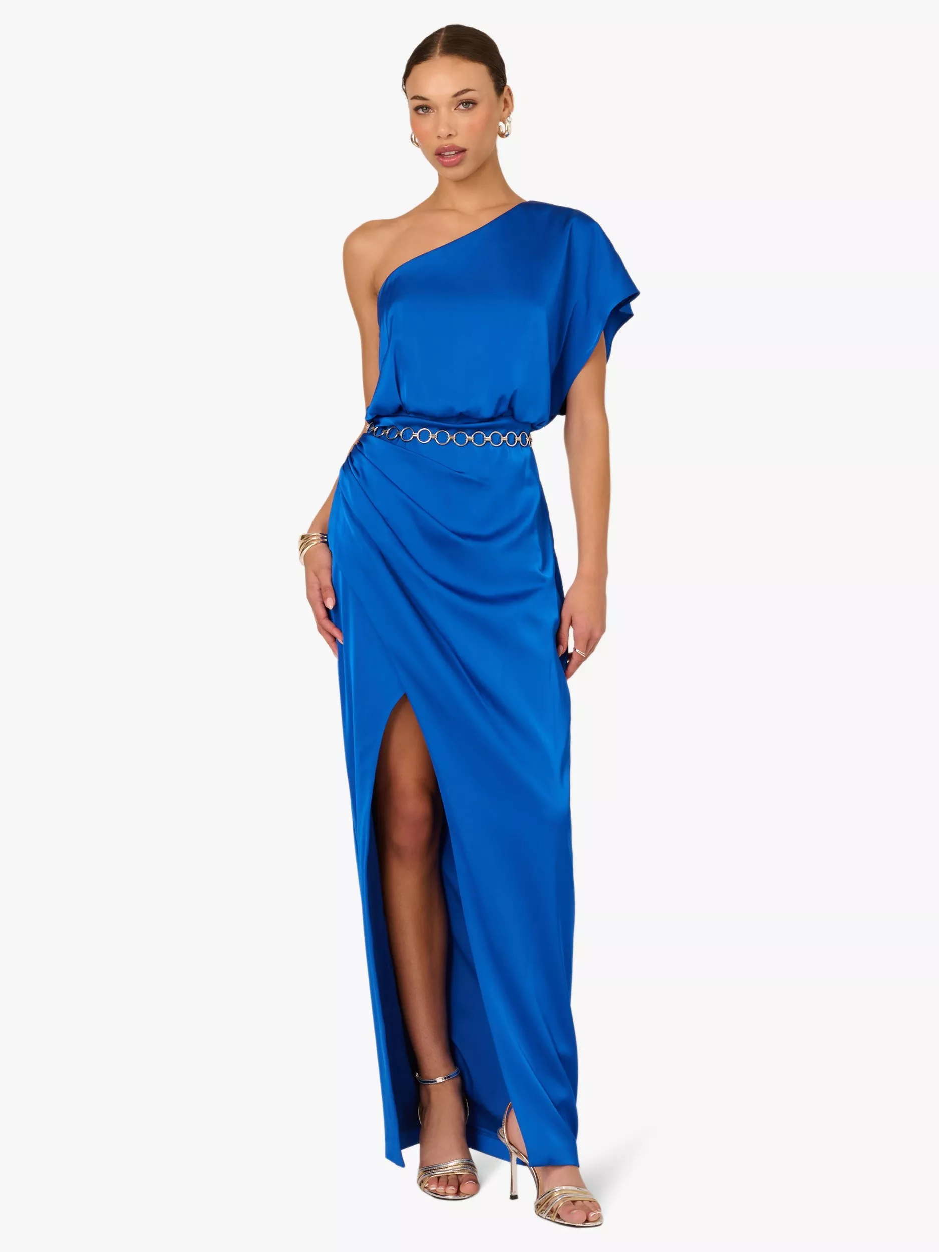 princess polly baby blue dress & OTHER STORIES Asymmetric Wrap Midi Dress