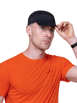 Ronhill Race Cap, Black - view 2, All Black