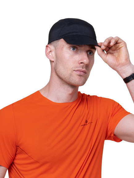 Ronhill Race Cap, Black - view 2, All Black