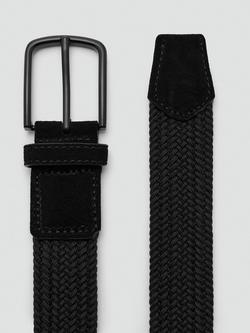Mango Elastic Belt - view 2, Black