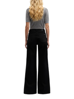 7 For All Mankind Lotta High Rise Flared Jeans, Black - view 2, Black