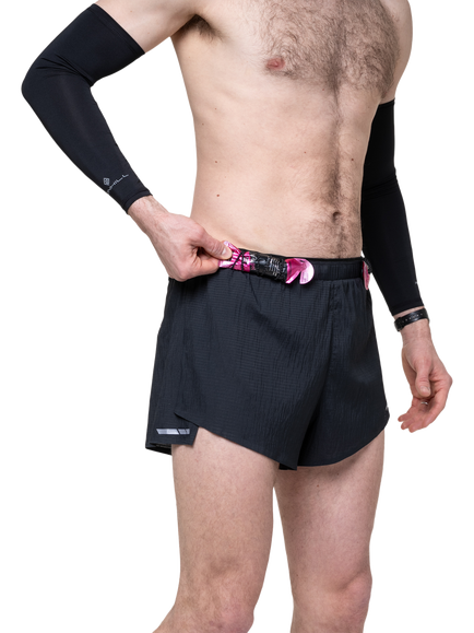 Ronhill Men's Race Shorts, Black, Black