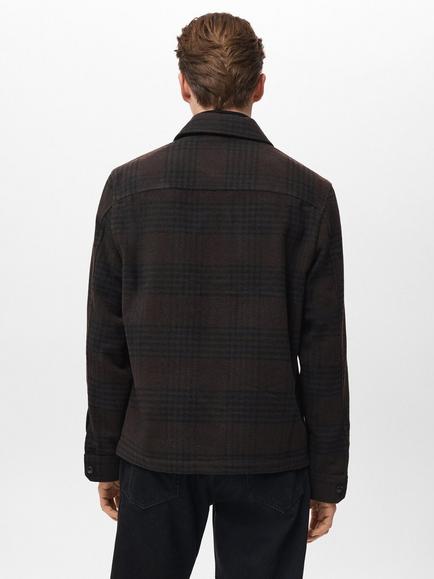 Mango Greg Utility Jacket, Brown - view 2, Brown