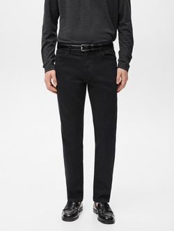 Mango Patrick Slim Fit Ultra Soft Touch Jeans, Black