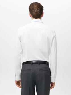 Mango Perseo Cotton Slim Fit Shirt - view 2, White