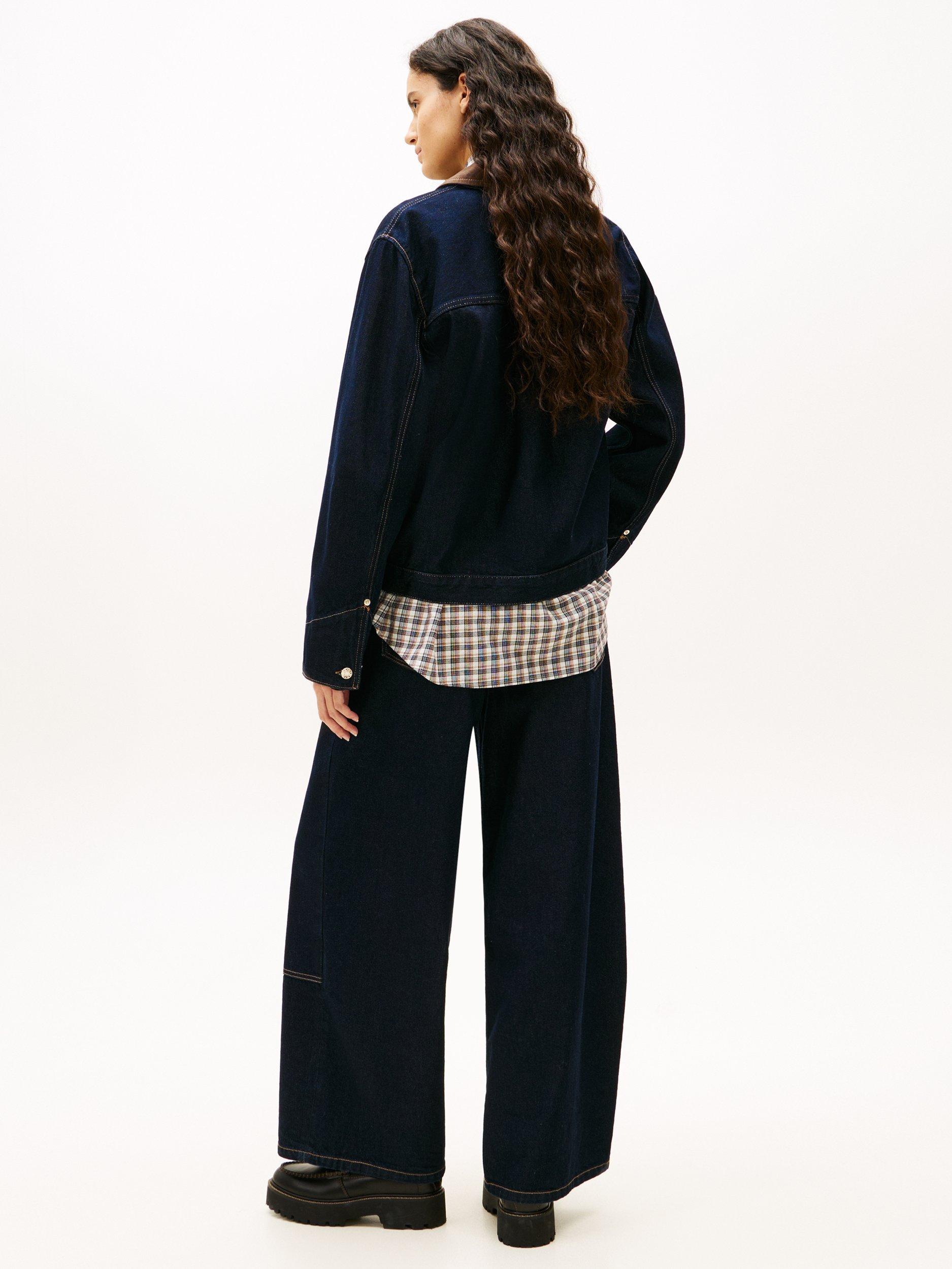 Product image 2 of 6, which shows Tommy Hilfiger Tommy Jeans Denim Jacket, Dark Blue, S