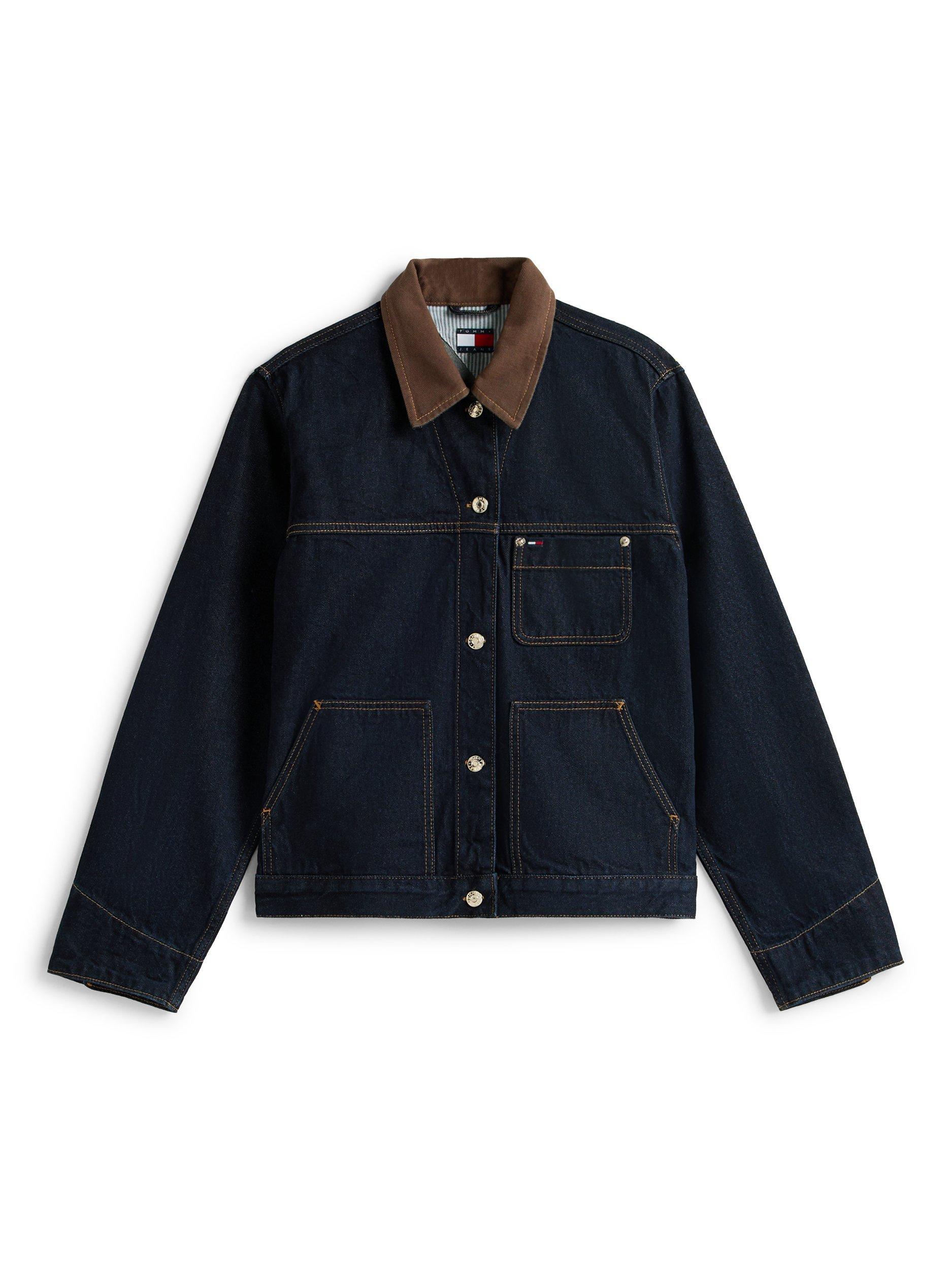 Product image 4 of 6, which shows Tommy Hilfiger Tommy Jeans Denim Jacket, Dark Blue, S